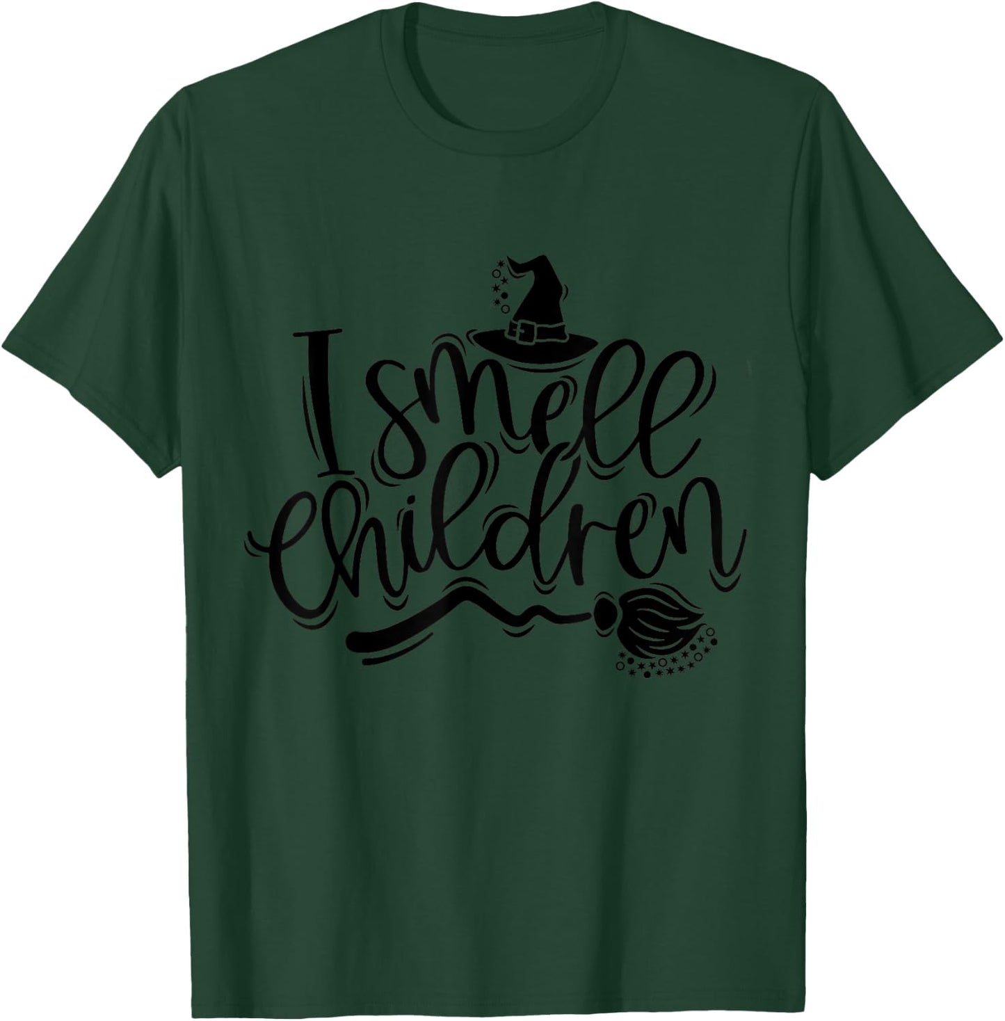 I Smell Children Funny Witch Orange Halloween Party Costume T-Shirt - T-Shirt | Forest