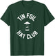 Tin Foil Hat Club with UFO Cow Abduction T-Shirt - T-Shirt | Forest