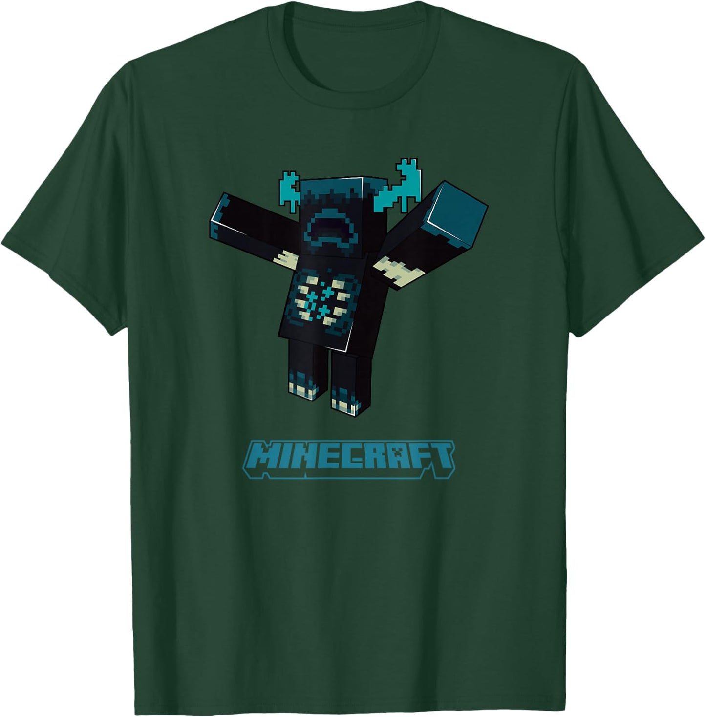Minecraft Sculk Shrieker's Hostile Mob Warden Attack T-Shirt - T-Shirt | Forest