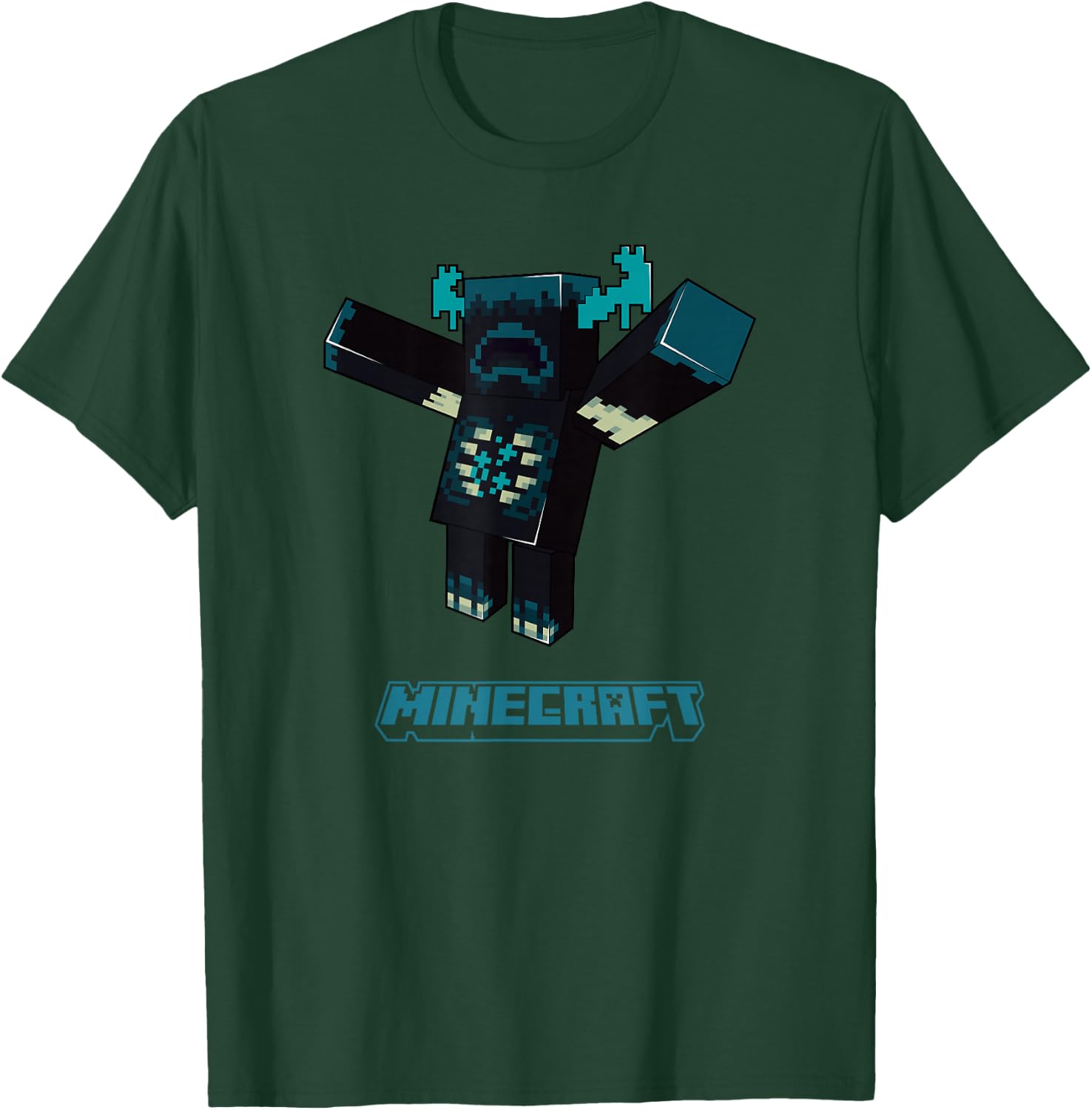 Minecraft Sculk Shrieker's Hostile Mob Warden Attack T-Shirt - T-Shirt | Forest