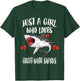 Just A Girl Who Loves Great White Sharks T-Shirt - T-Shirt | Forest