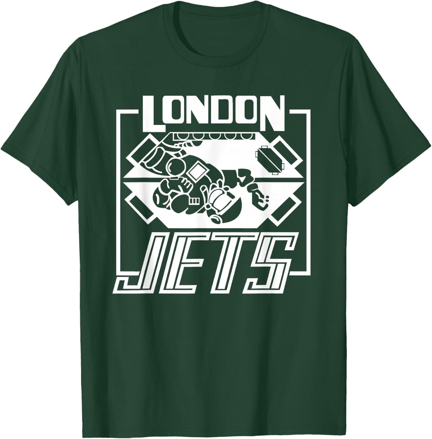 London Jets Zero Gee Football Team T-Shirt - T-Shirt | Forest