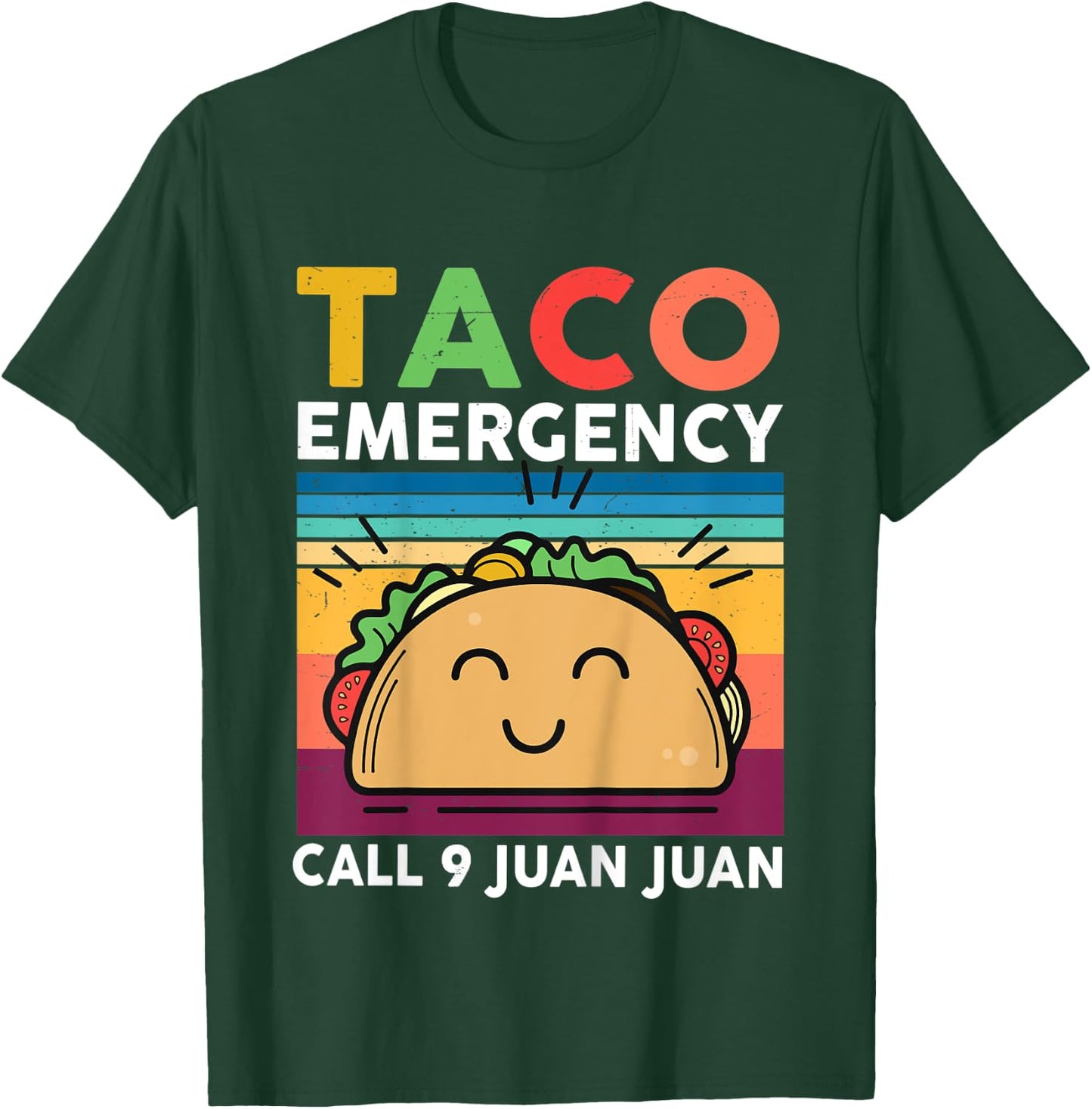 Kids Cinco De Mayo Taco Emergency Call 9 Juan Juan Fiesta Toddler T-Shirt - T-Shirt | Forest