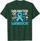 Daughter Of Warrior Prostate Cancer Awareness Blue Graphic T-Shirt - T-Shirt | Forest