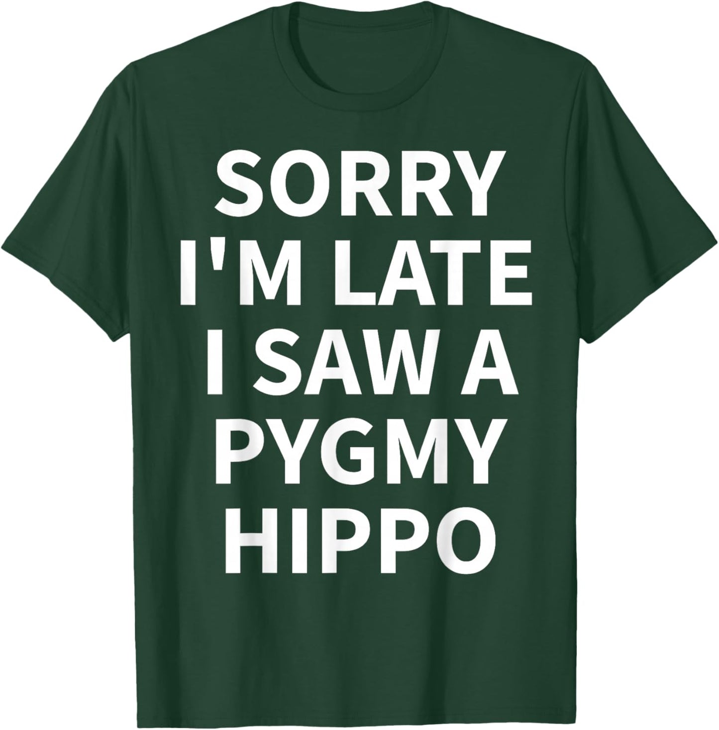 Pygmy Hippo Apparel - Funny Great Hippos Lover Design T-Shirt - T-Shirt | Forest