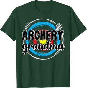 Archery Grandma Of An Archer Grandmother T-Shirt - T-Shirt | Forest