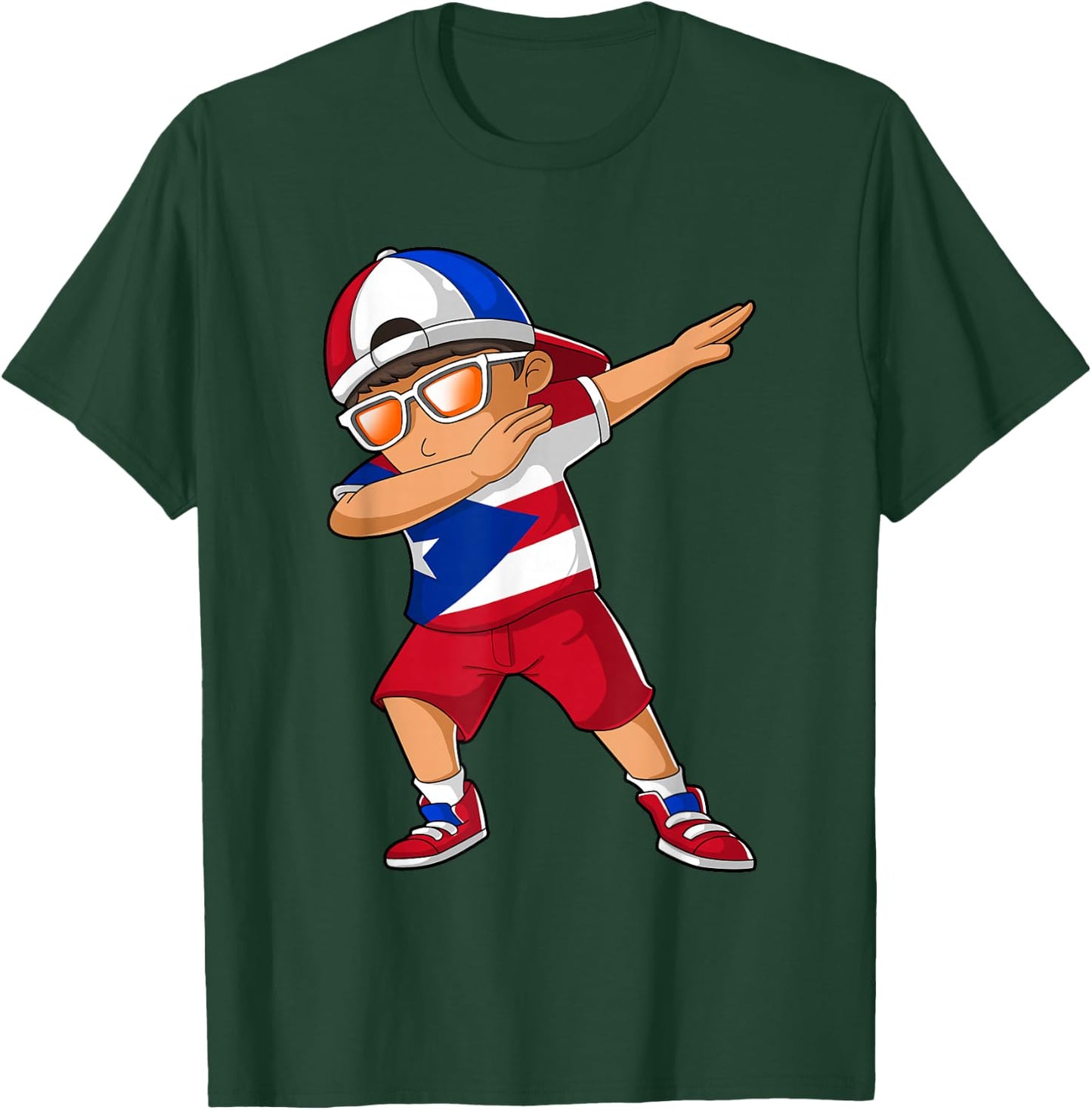 Puerto Rican Boy Puerto Rico Kid Patriotism Roots Heritage T-Shirt - T-Shirt | Forest