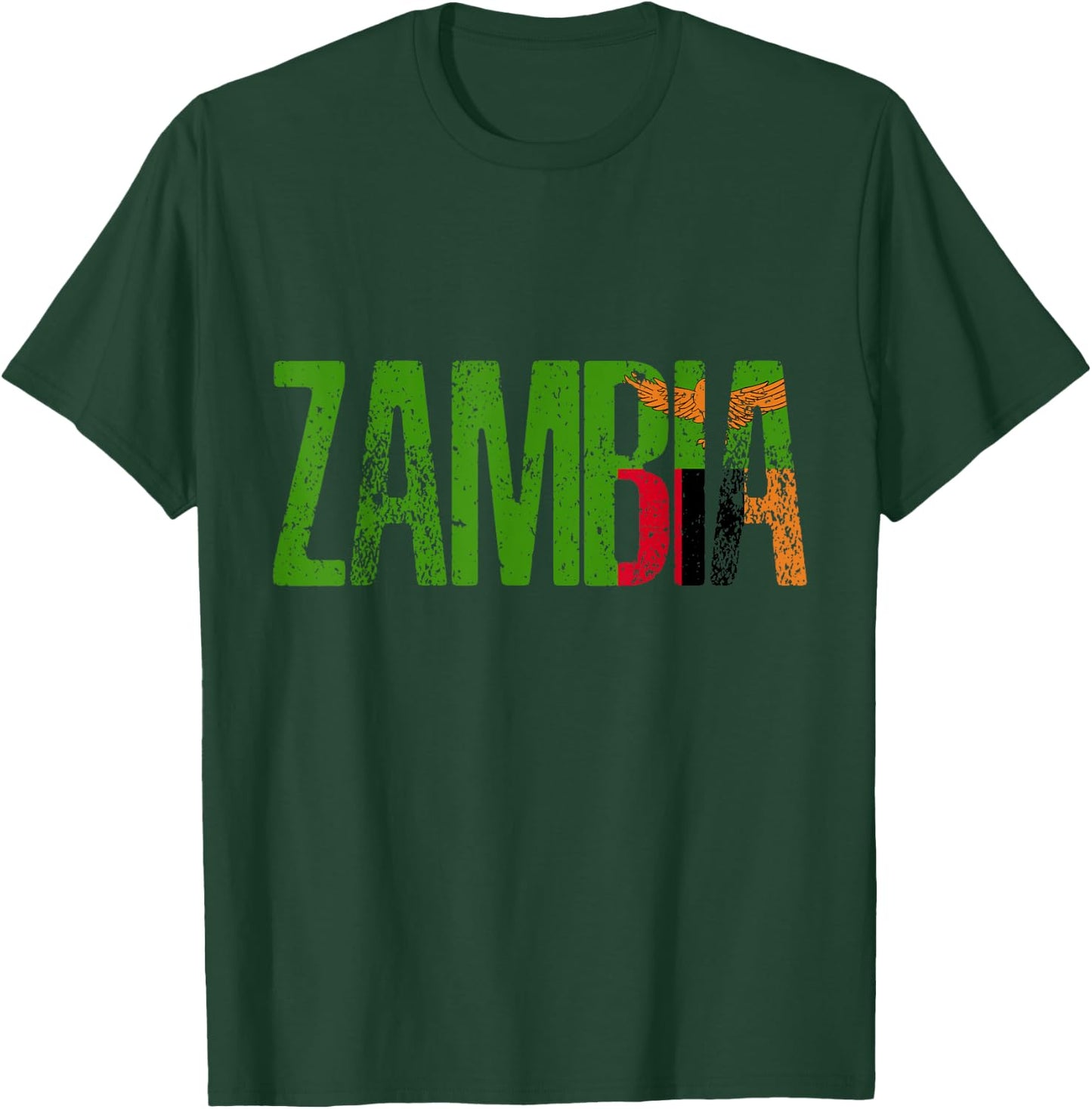 Zambian Country, Zambia Pride, African Heritage T-Shirt - T-Shirt | Forest