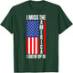 I Miss The America I Grew Up In - Upside Down American Flag T-Shirt - T-Shirt | Forest