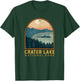 Crater Lake National Park Vintage Emblem T-Shirt - T-Shirt | Forest