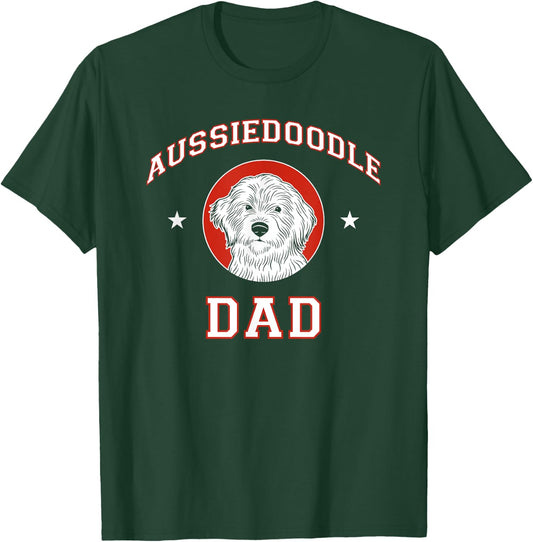 Aussiedoodle Dad Dog Father T-Shirt - T-Shirt | Forest