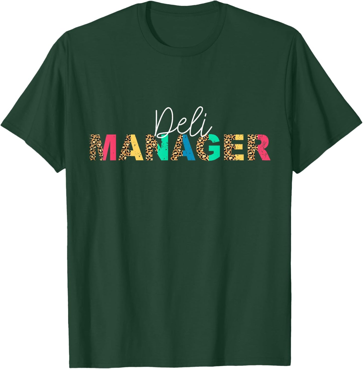 Cute Deli Manager Leopard T-Shirt - T-Shirt | Forest