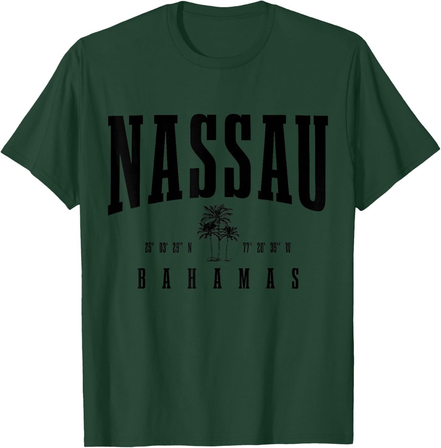 Nassau Bahamas Vintage Souvenir T-Shirt - T-Shirt | Forest