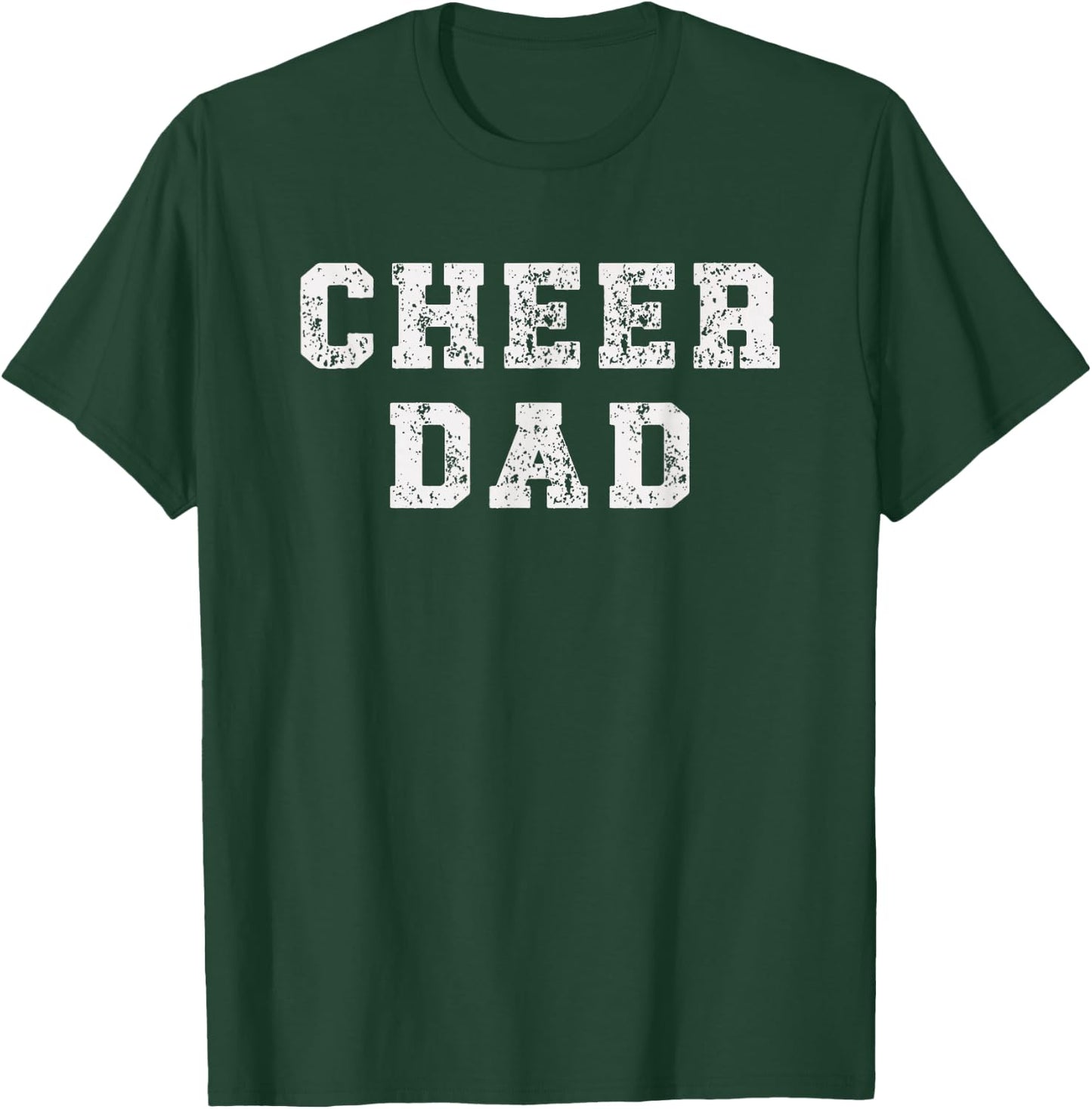 Cheer Dad Supporter Father Cheerleading T-Shirt - T-Shirt | Forest