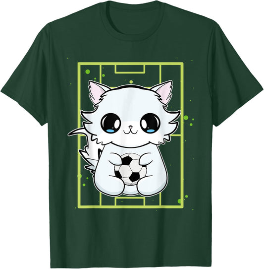 Arctic Fox Soccer Ball T-Shirt - T-Shirt | Forest