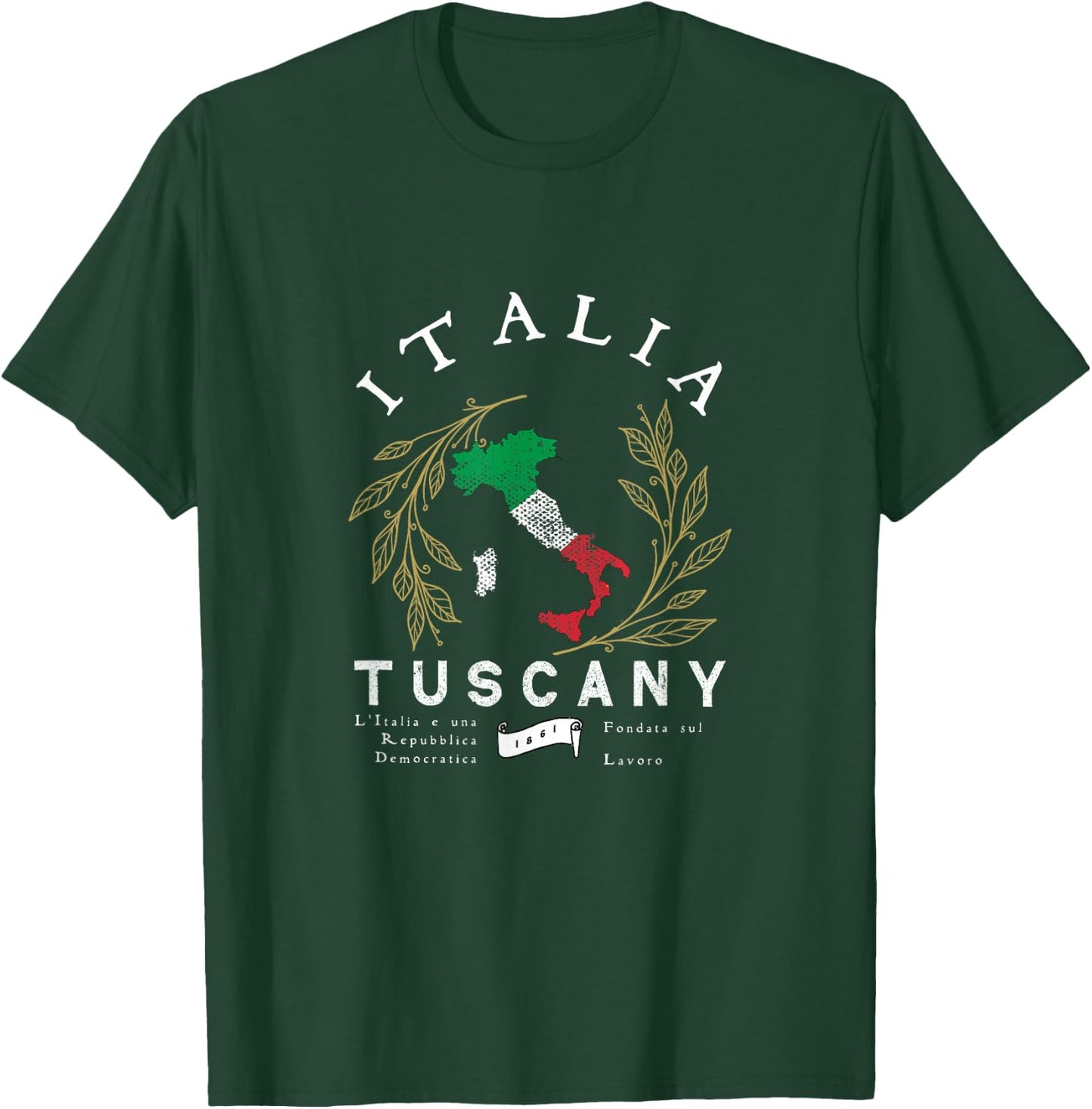 Tuscany Italy Vacation Souvenir T-Shirt - T-Shirt | Forest