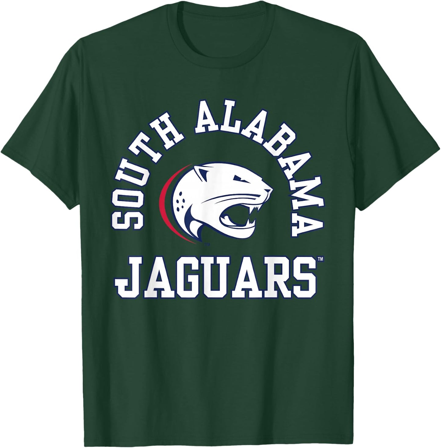 South Alabama Jaguars | Official NCAA Merch | NCAFSAL03 T-Shirt - T-Shirt | Forest