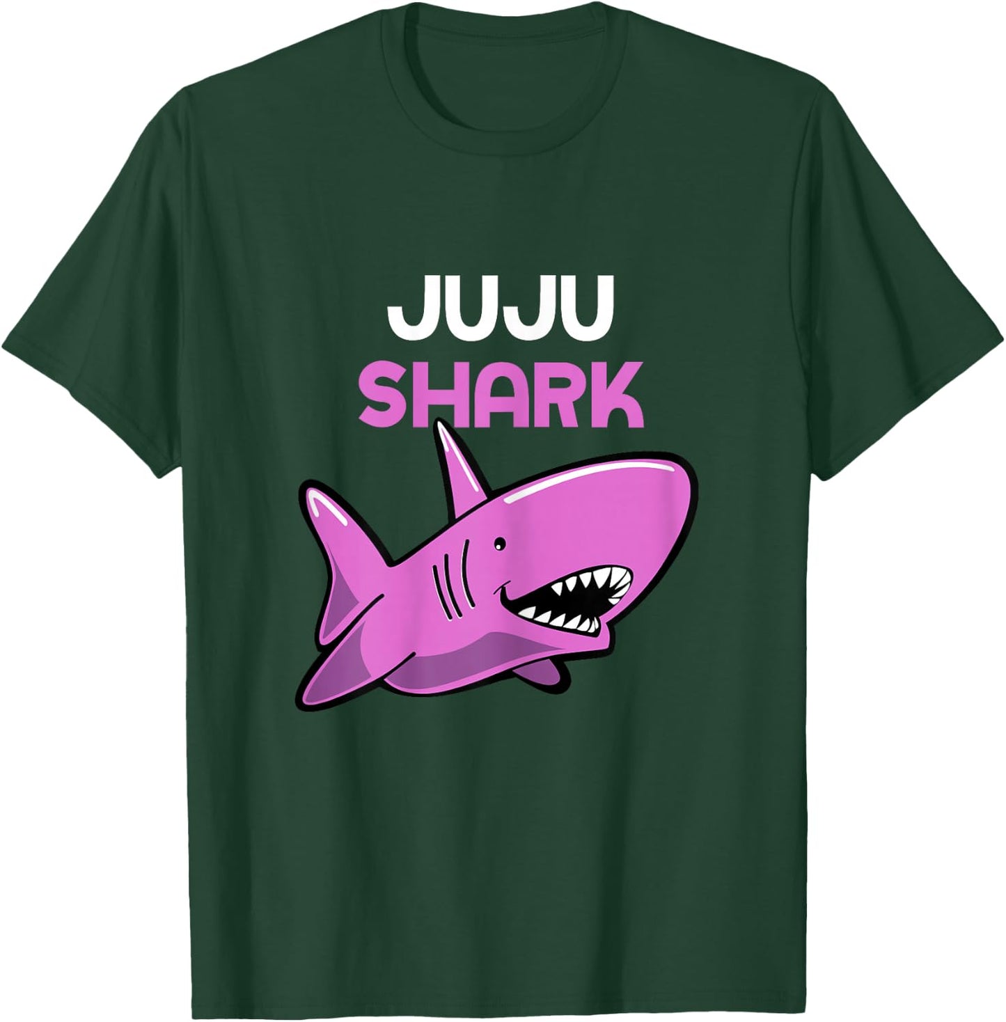 Juju Shark Cool Funny Family T-Shirt - T-Shirt | Forest