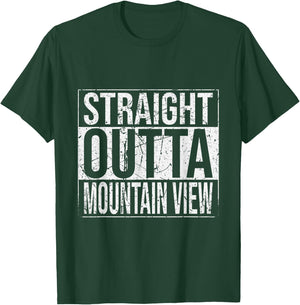 Straight Outta Mountain View Vintage T-Shirt - T-Shirt | Forest