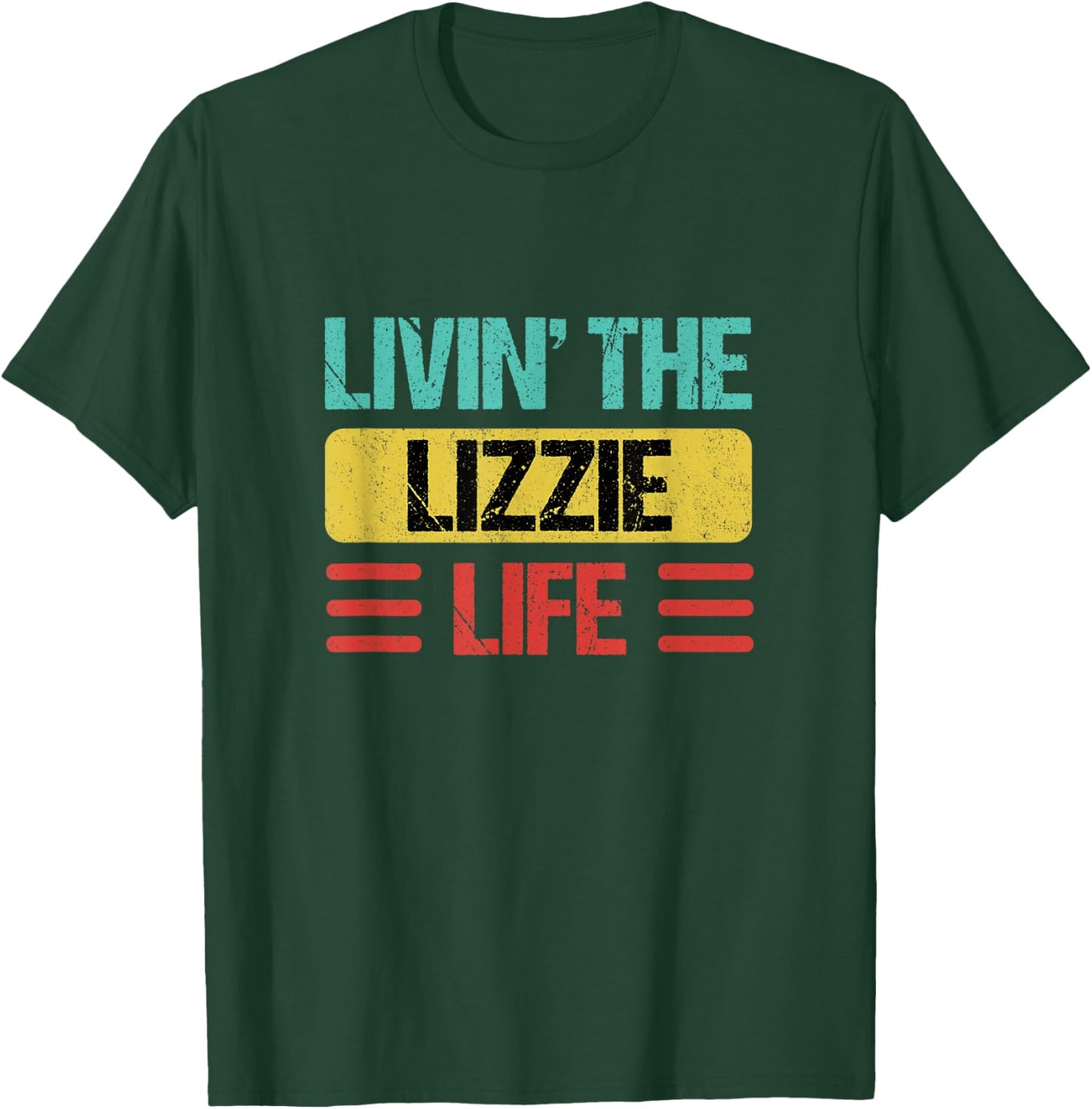 Lizzie Name T-Shirt - T-Shirt | Forest