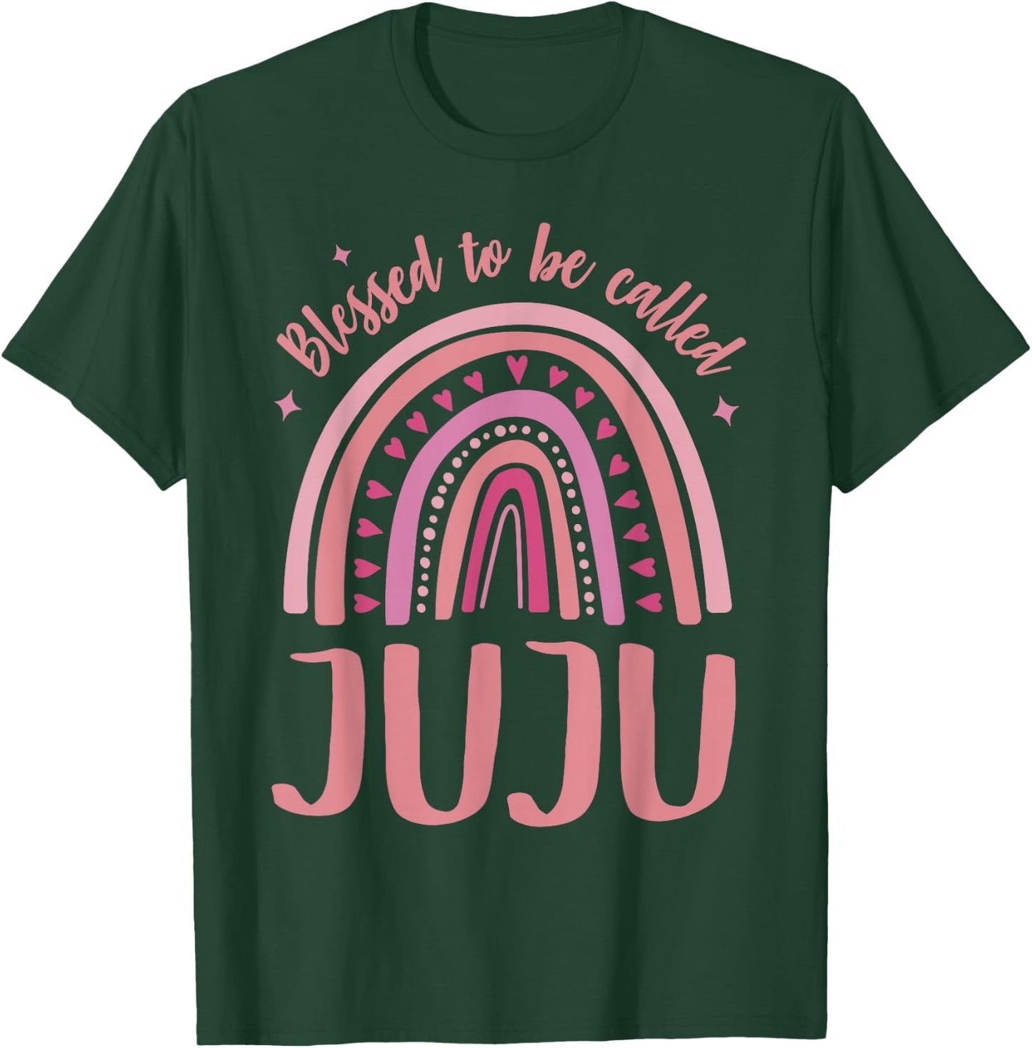 Juju for Grandma Women Mother's Day Blessed Juju T-Shirt - T-Shirt | Forest