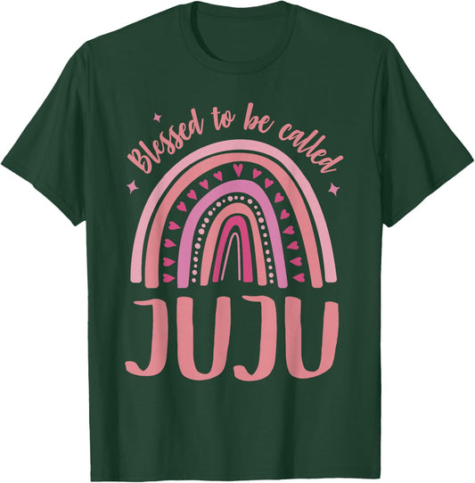Juju for Grandma Women Mother's Day Blessed Juju T-Shirt - T-Shirt | Forest