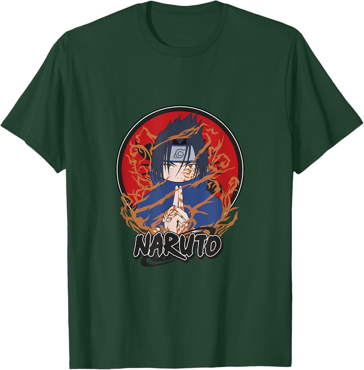 Naruto Classic Sasuke Cursed Seal T-Shirt - T-Shirt | Forest