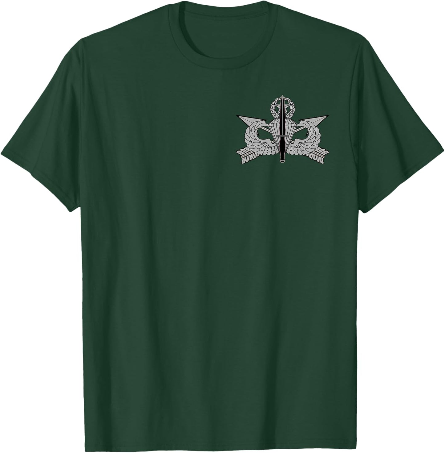 US Special Forces USASOC Jumpmaster Airborne Wings T-Shirt - T-Shirt | Forest