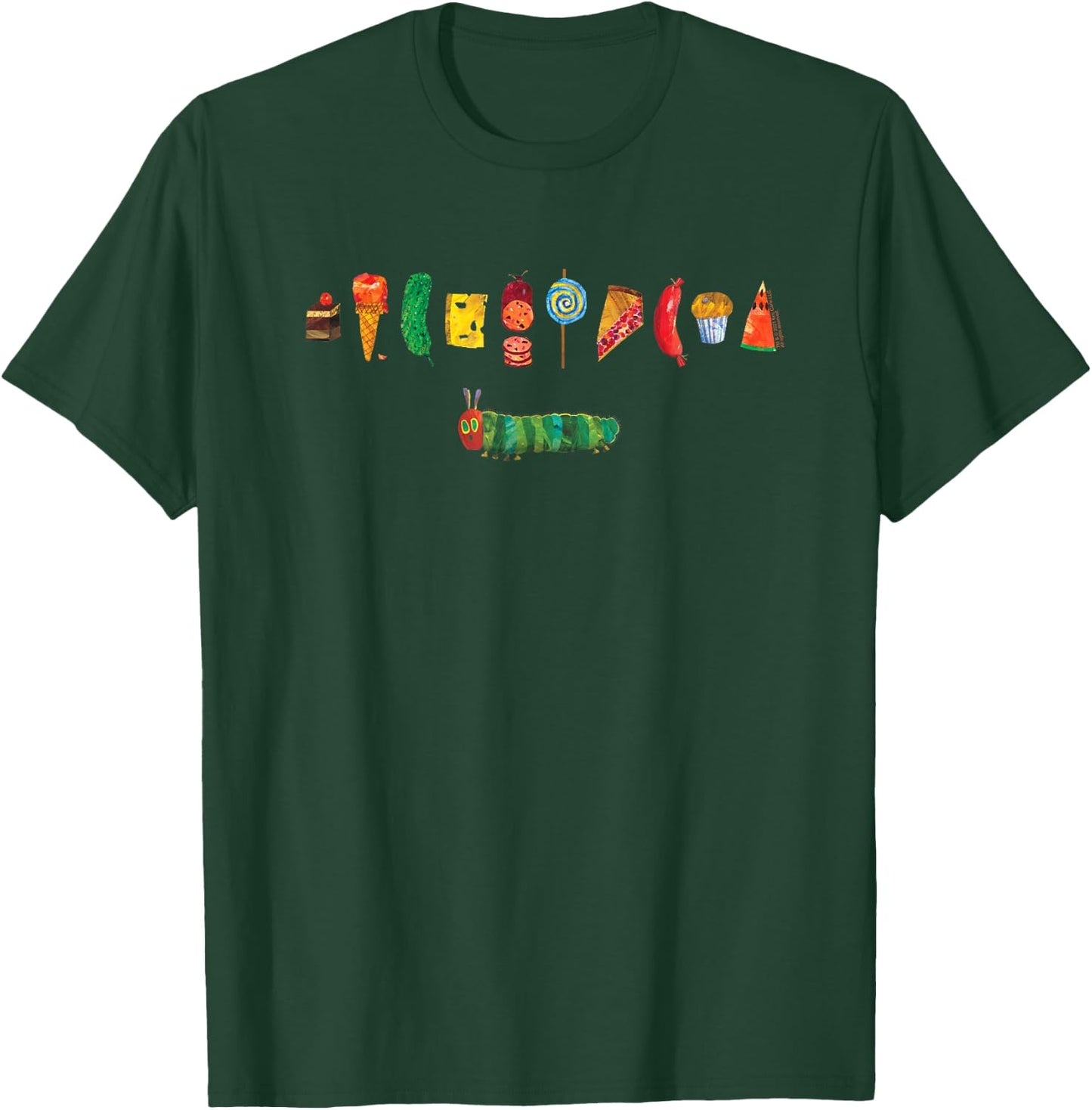 Eric Carle The Very Hungry Caterpillar Feast Children's Book T-Shirt - T-Shirt | Forest