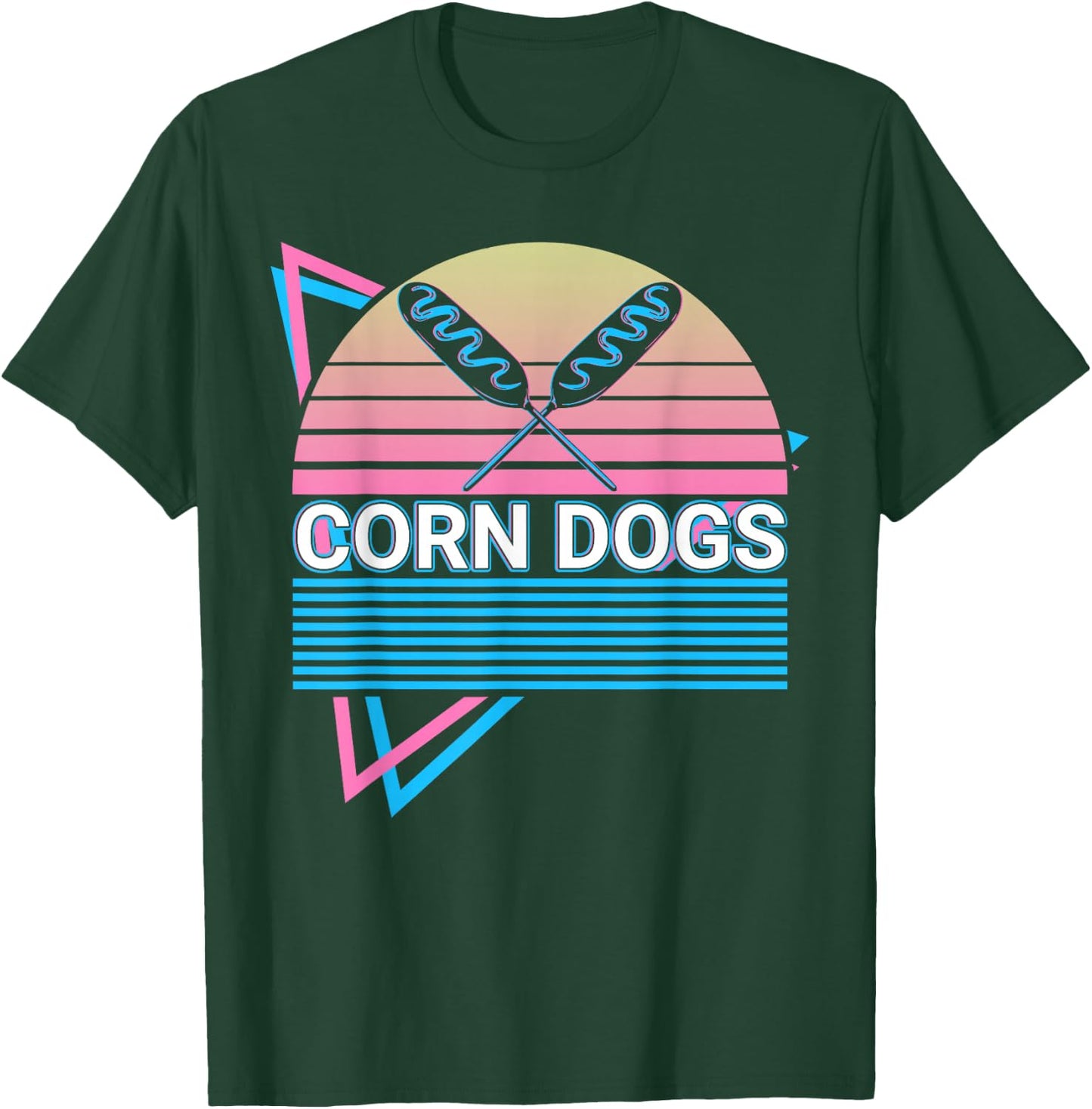 Corn Dogs Hot Dogs T-Shirt - T-Shirt | Forest
