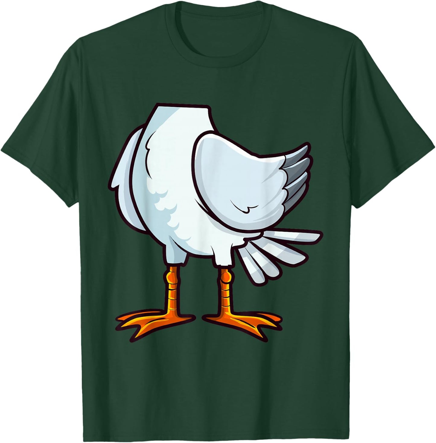 Seagull Funny Halloween Costume Party Cosplay Seabirds Kids T-Shirt - T-Shirt | Forest