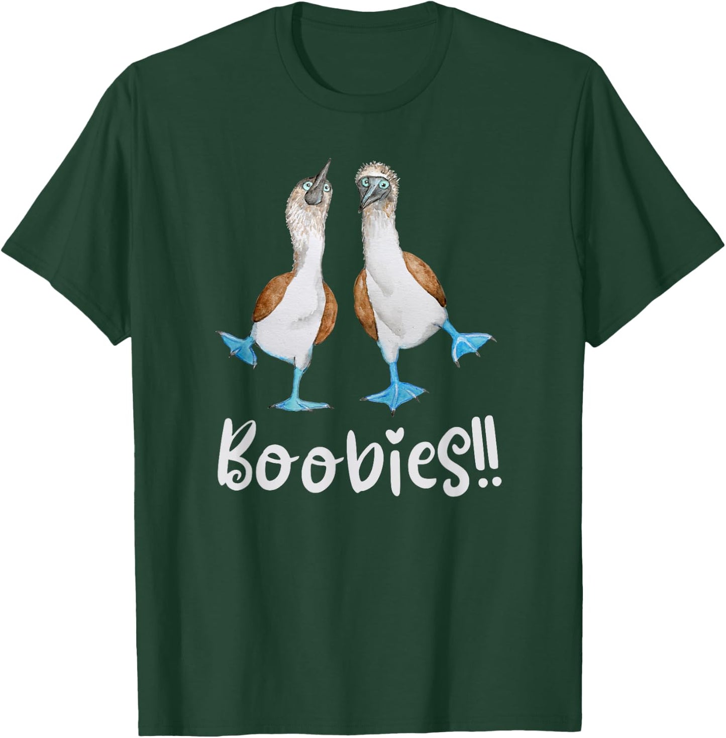 Love Blue-footed Boobies, bird nerd for birdwatching T-Shirt - T-Shirt | Forest