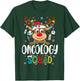 Oncology Nurse Squad Reindeer Stethoscope Nurse Christmas T-Shirt - T-Shirt | Forest