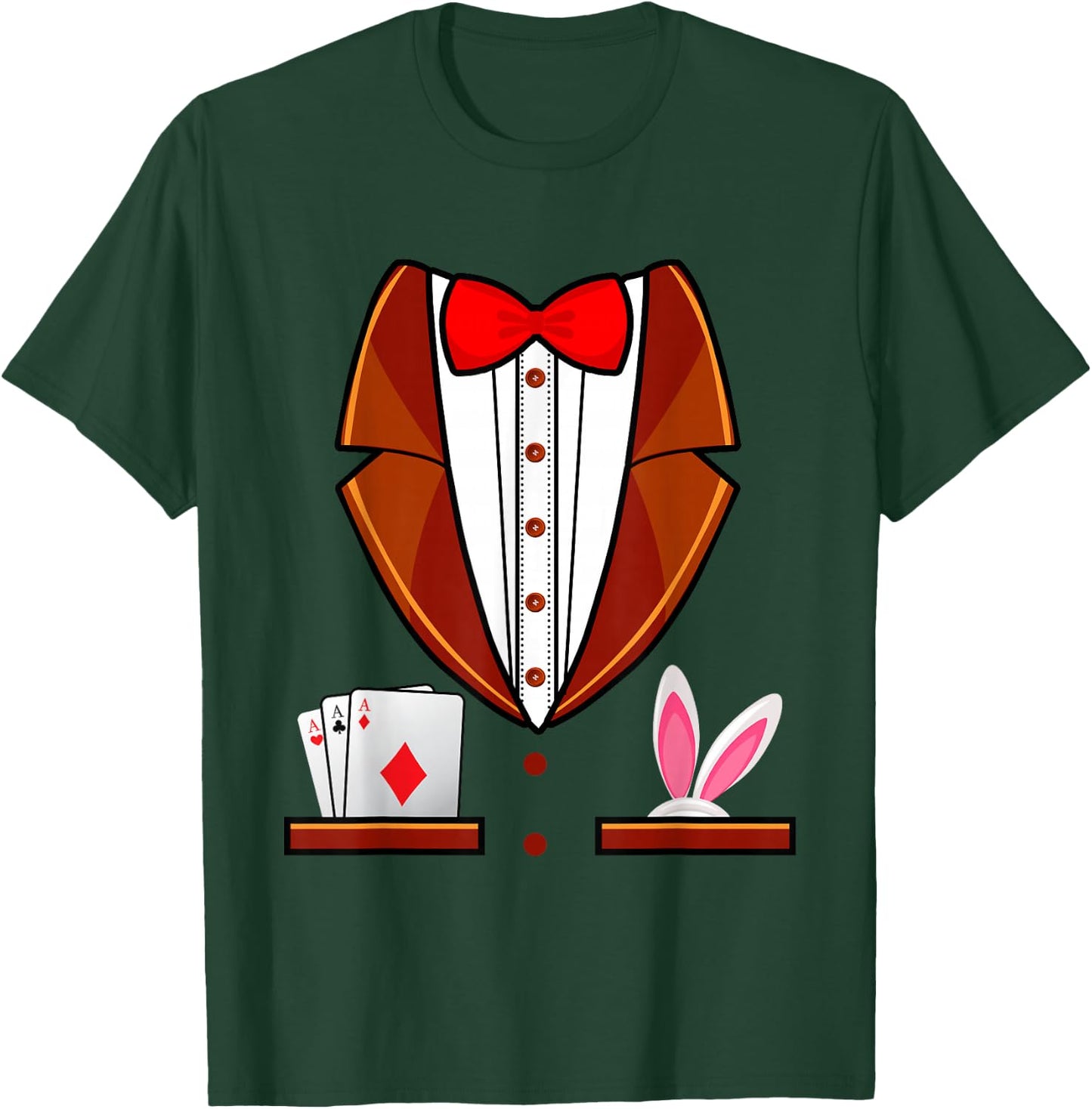 Magician Costume Shirt Magicians Magic Halloween Magician T-Shirt - T-Shirt | Forest