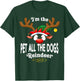 Christmas PJS Pet all the dogs XMas Reindeer Matching T-Shirt - T-Shirt | Forest