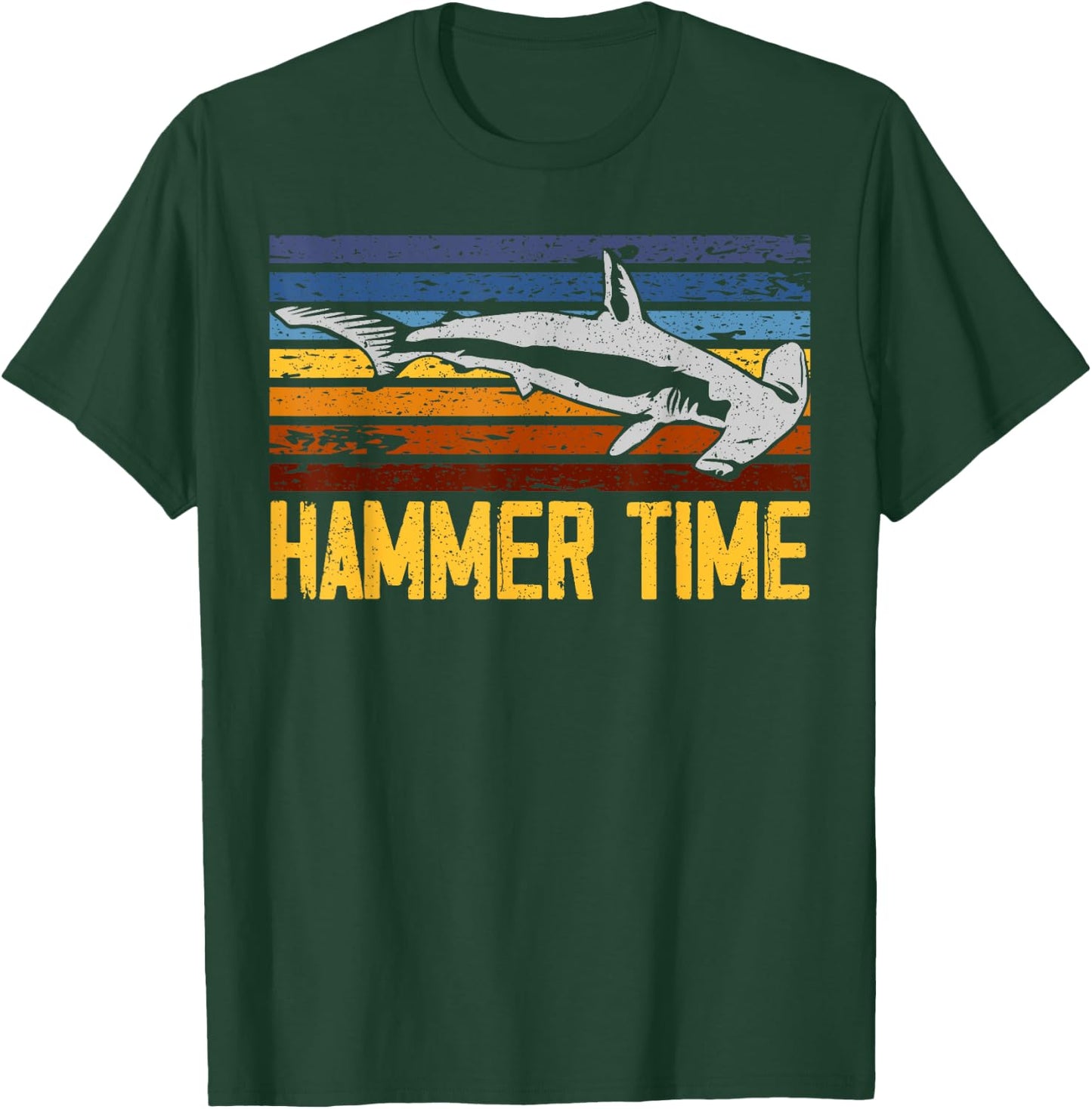 Hammer Time Hammerhead Shark Marine Biology Animal T-Shirt - T-Shirt | Forest
