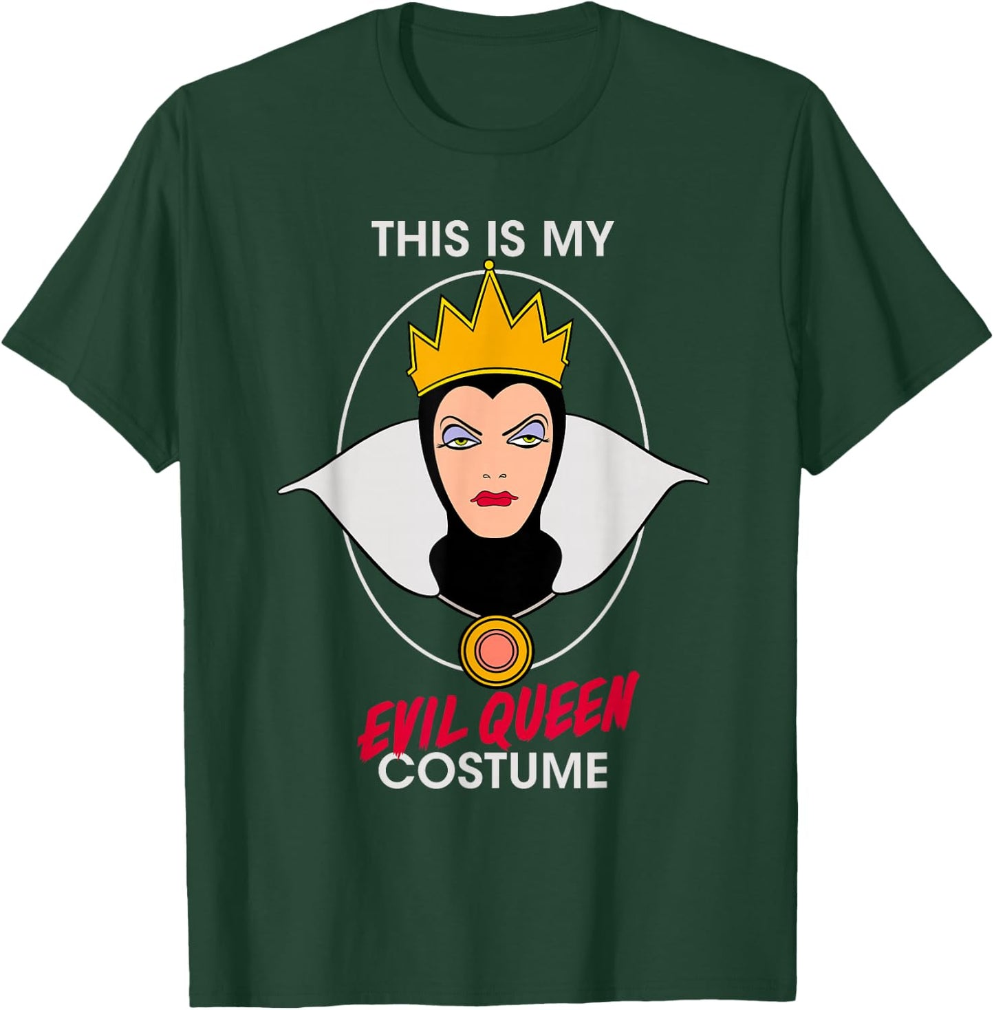 Disney Villains This is My Evil Queen Halloween Costume T-Shirt - T-Shirt | Forest