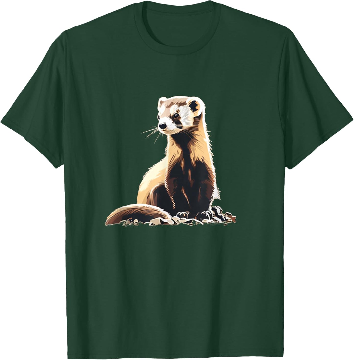 Cool black-footed Ferret T-Shirt - T-Shirt | Forest