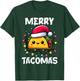 Merry Tacomas Christmas Taco Santa Claus Hat Funny Boys T-Shirt - T-Shirt | Forest