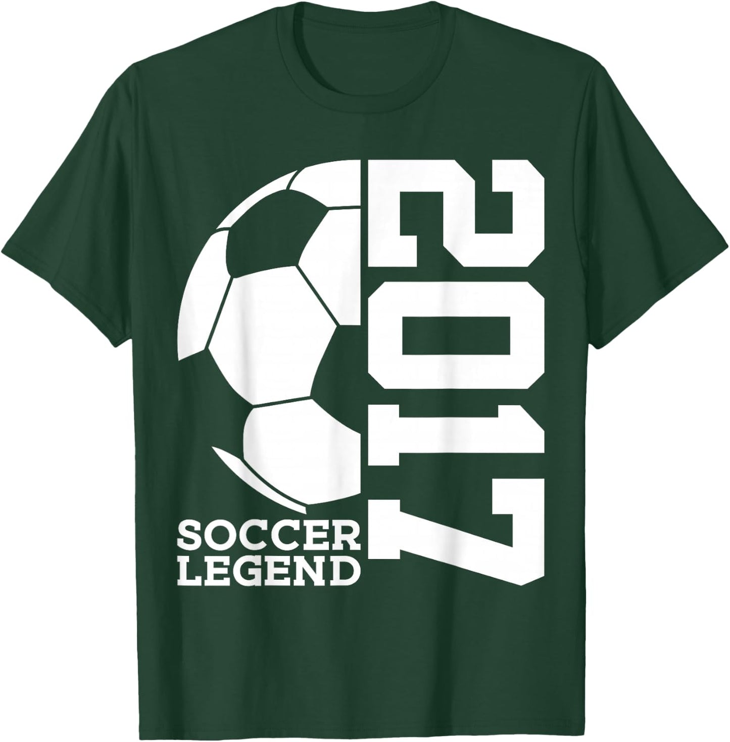 9th Birthday Soccer Legend 2017 T-Shirt - T-Shirt | Forest