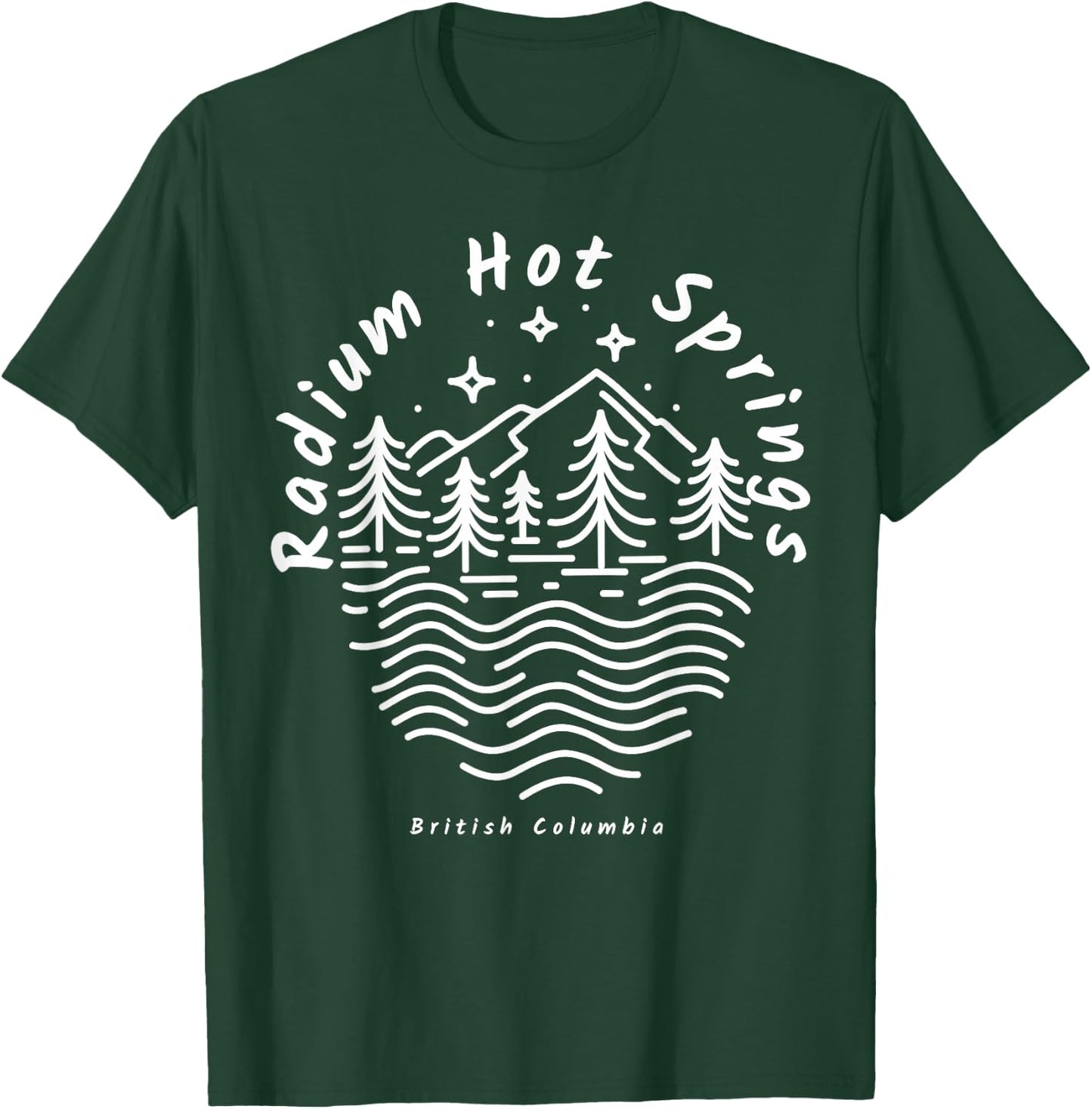 Radium Hot Springs British Columbia T-Shirt - T-Shirt | Forest