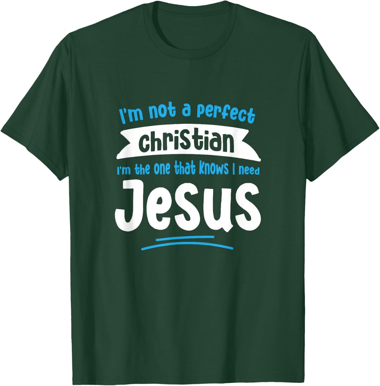 Jesus Men Women Kids Fun Christian Bible Faith Jesus T-Shirt - T-Shirt | Forest