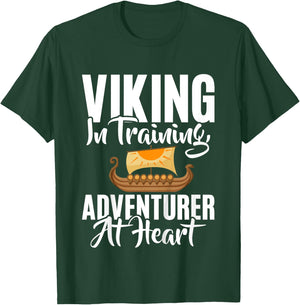 Viking in Training Adventurer at Heart Viking T-Shirt - T-Shirt | Forest
