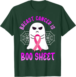 Breast Cancer Is Boo Sheet Halloween Breast Cancer Awareness T-Shirt - T-Shirt | Forest