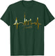 Toronto Skyline Heartbeat Canadian Lover I Love Canada T-Shirt - T-Shirt | Forest