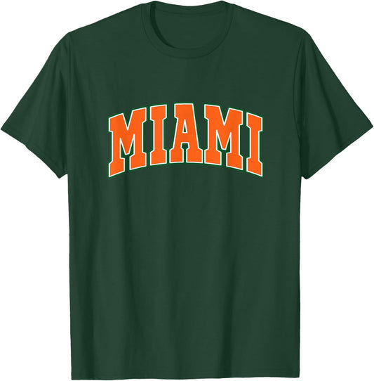 MIAMI - Hometown Pride - Throwback Design - Classic T-Shirt - T-Shirt | Forest