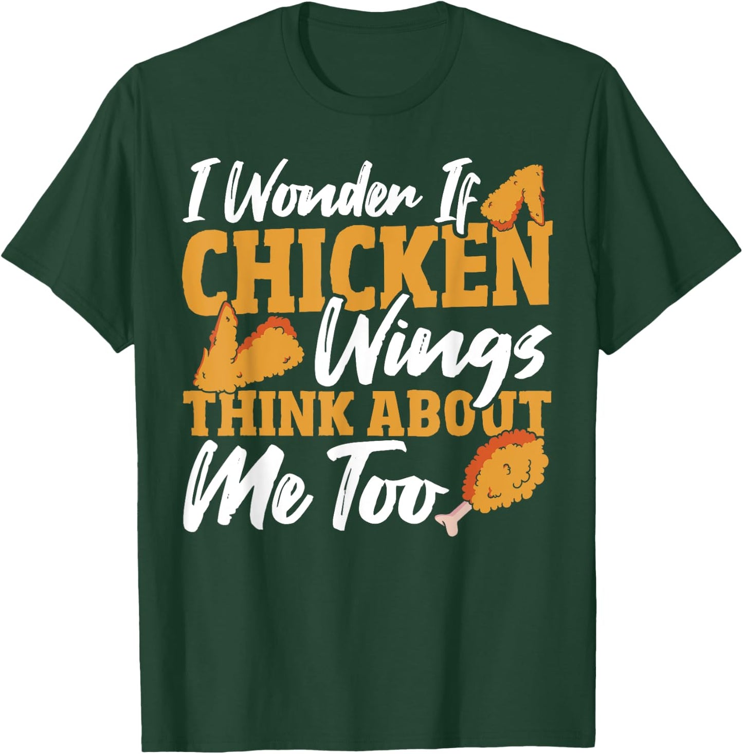 Chicken-Wings Food Chickenwing Yummy Chicken Wing T-Shirt - T-Shirt | Forest