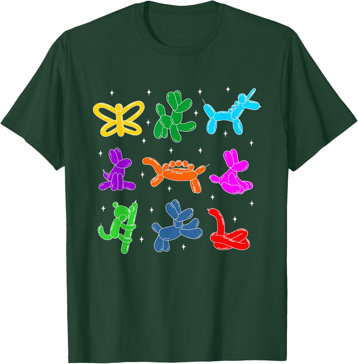 Balloon Animals Artist Entertainer T-Shirt - T-Shirt | Forest