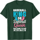 Baseball Gender Reveal Party Design for a Baseball Player T-Shirt - T-Shirt | Forest