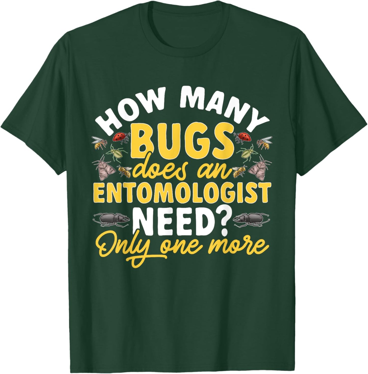Insect Collector Bug Lover Entomologist T-Shirt - T-Shirt | Forest